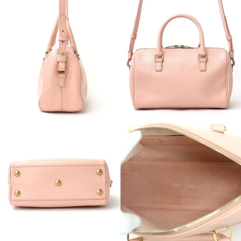 Saint Laurent Baby pink Duffle handbag Crossbody leather bag Pink